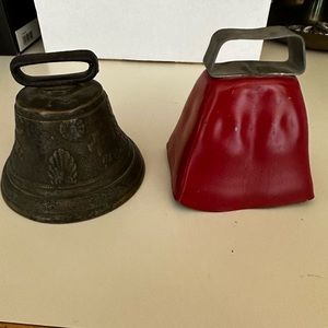 5/$20 Set of two ANTIQUE bells